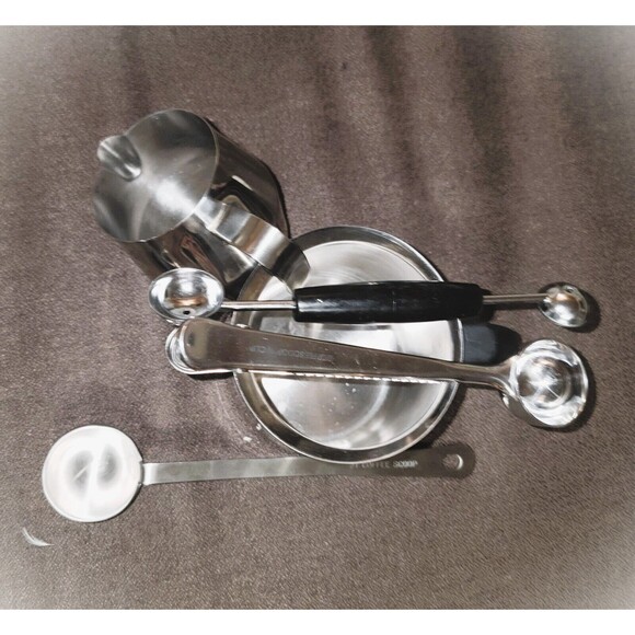 Commercial Barista Tool set Barware Coffee Espresso Rust-Proof 18/8 Stainless 5p - Picture 1 of 16